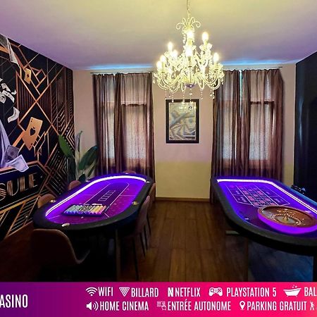 Capsule Casino - Jacuzzi - Billard - Netflix - Console & Jeux Apartamento Mons Exterior foto