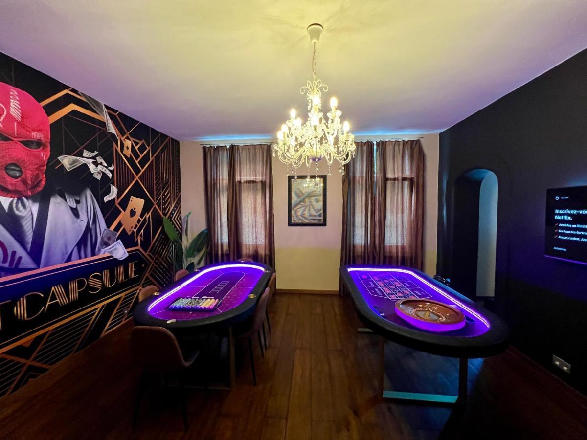 Capsule Casino - Jacuzzi - Billard - Netflix - Console & Jeux Apartamento Mons Exterior foto