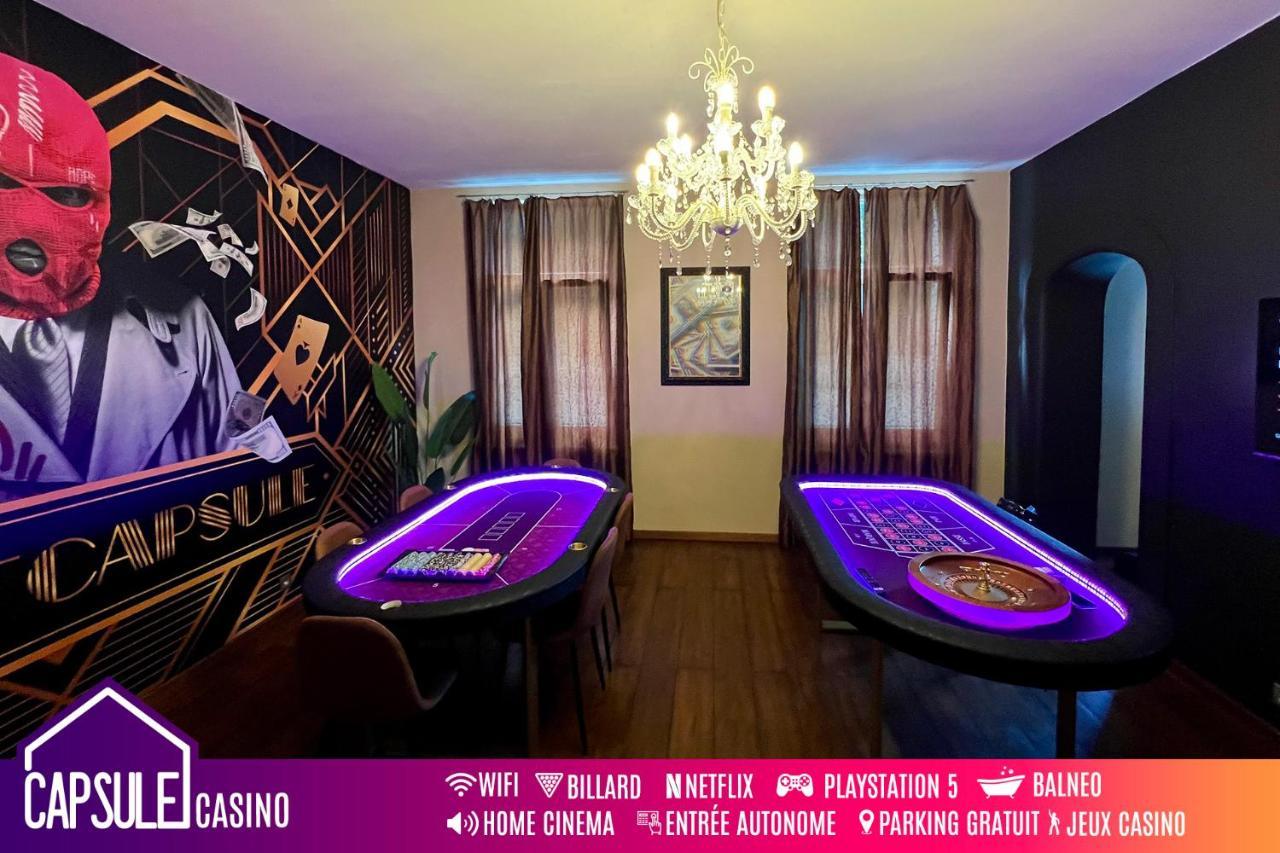 Capsule Casino - Jacuzzi - Billard - Netflix - Console & Jeux Apartamento Mons Exterior foto